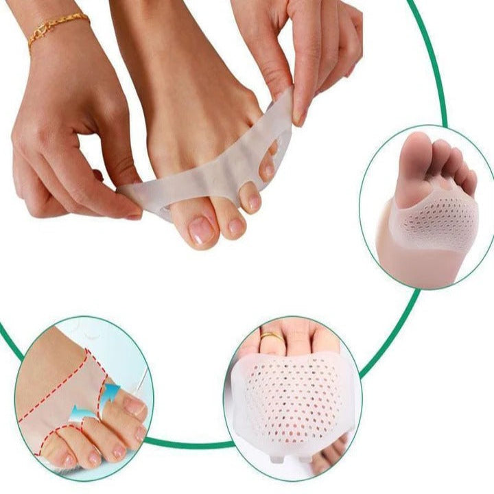 Soft Metatarsal Cushion Pads for Forefoot Support - Set of 2