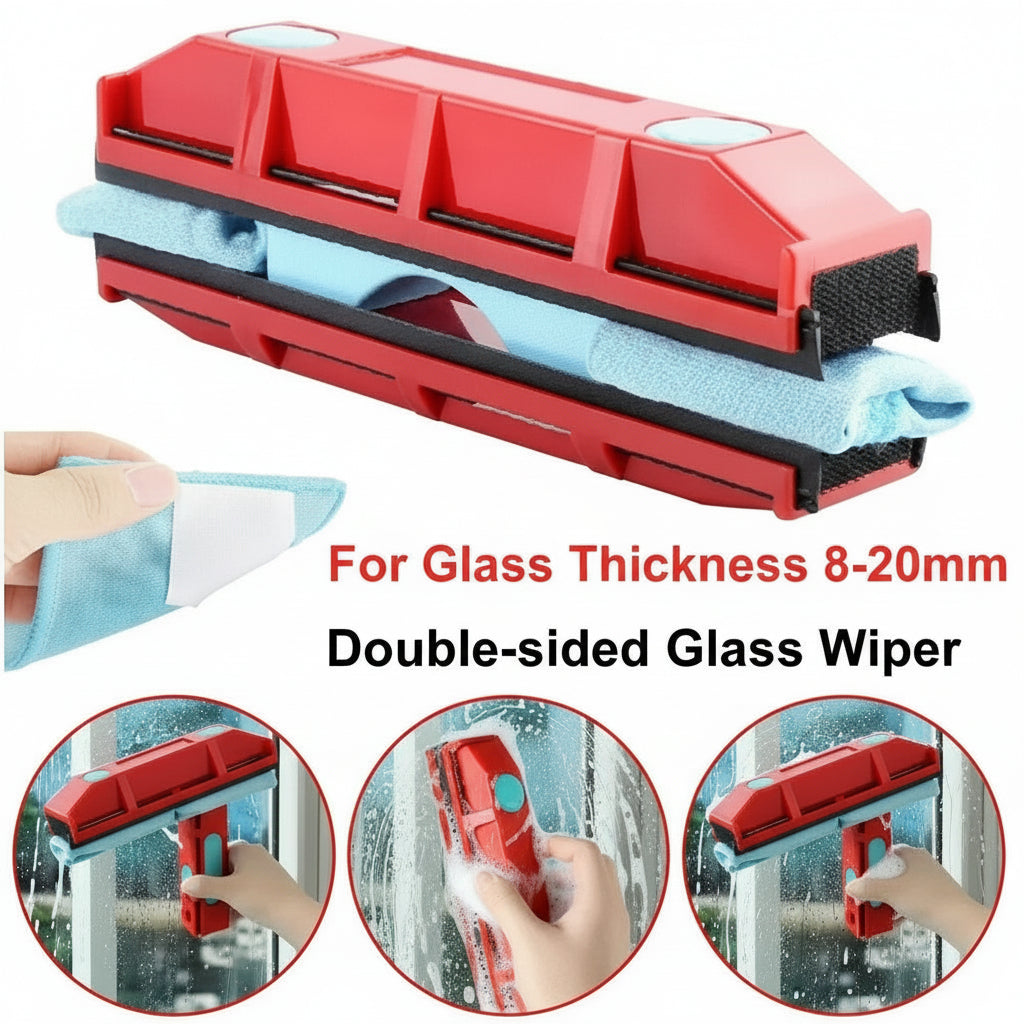 Magnetic Double-Sided Window Cleaning Tool