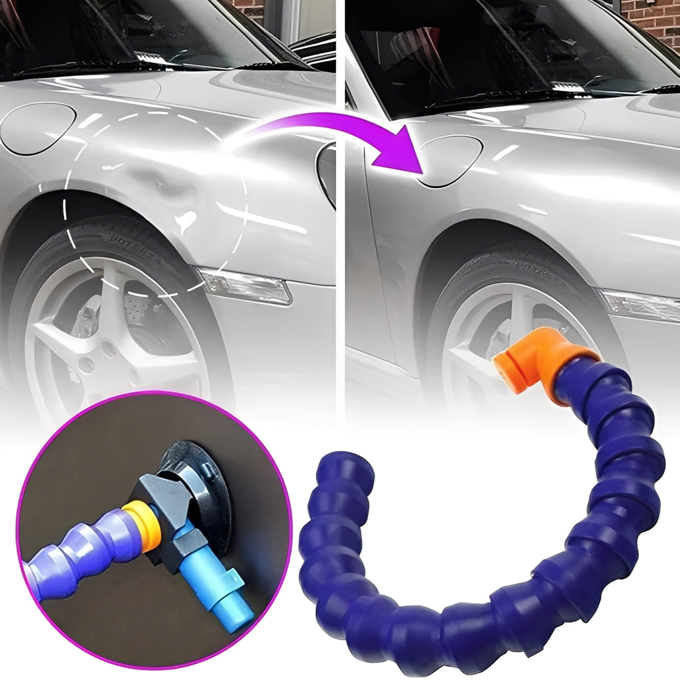 Car Dent Lift Tool, Manual Suction Pump for Surface Dent Adjustment