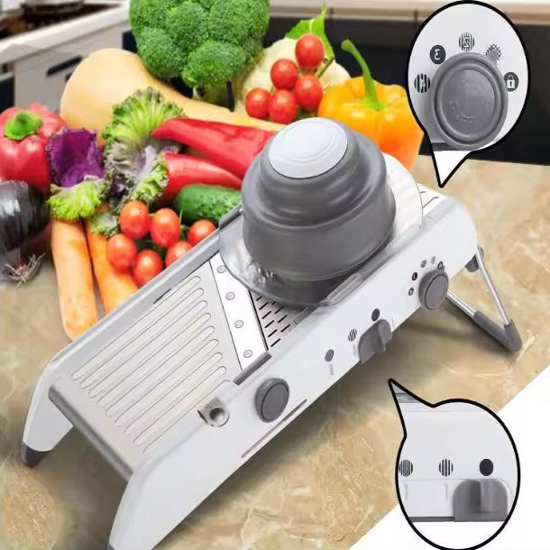 Multi Function Vegetable Dicer, Slicer, and Grater for Kitchen Prep