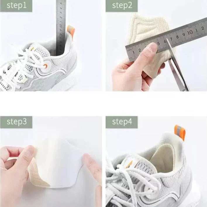 Cushioned Silicone Heel Inserts for Support and Comfort