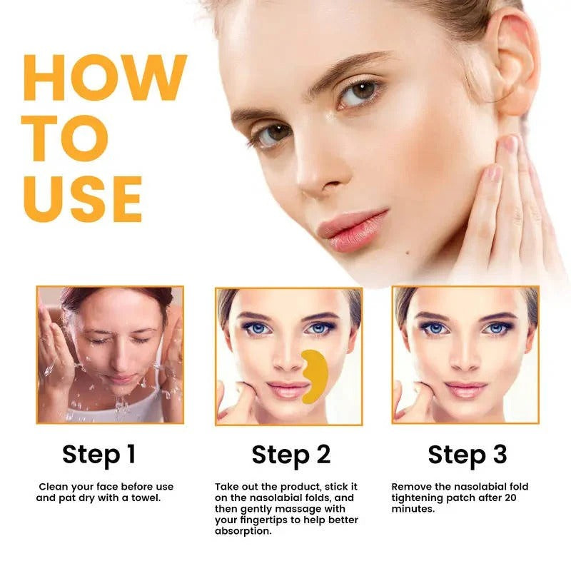 Moisturizing Face Patches for Smile Lines and Forehead, 10 Pack