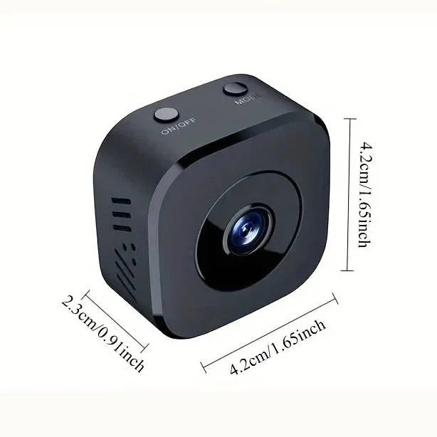 Mini 4K Wi Fi Indoor Security Camera with Night Vision and Motion Alerts