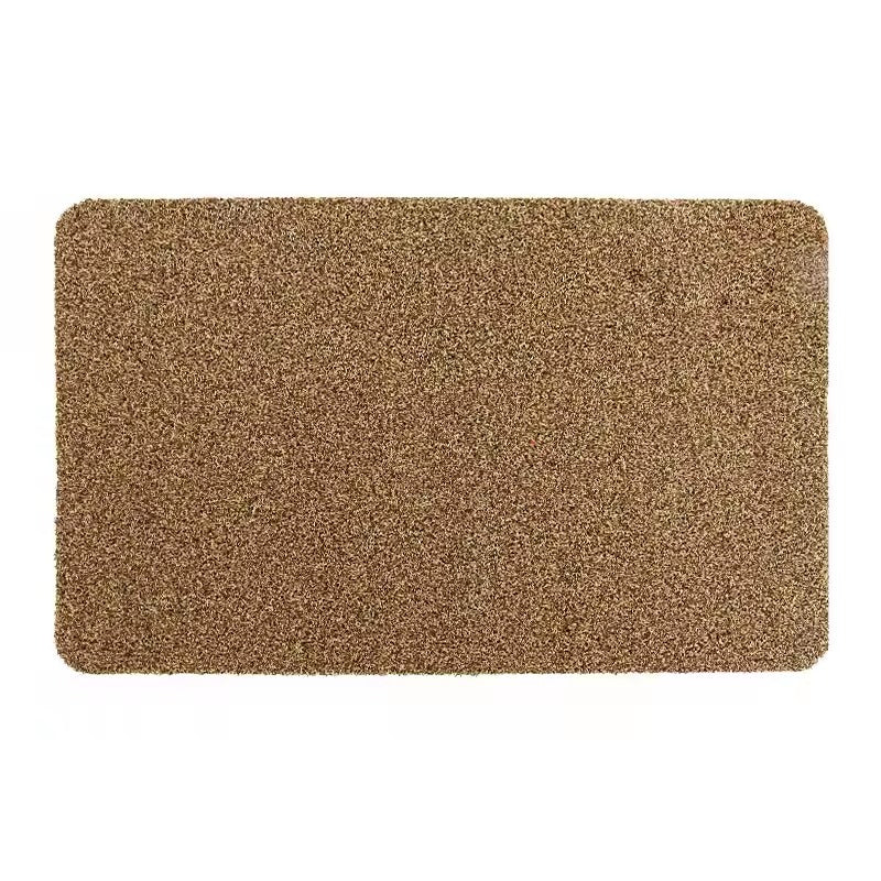 Plush Textured Indoor Mat with Shape Retention and Machine Washable Care