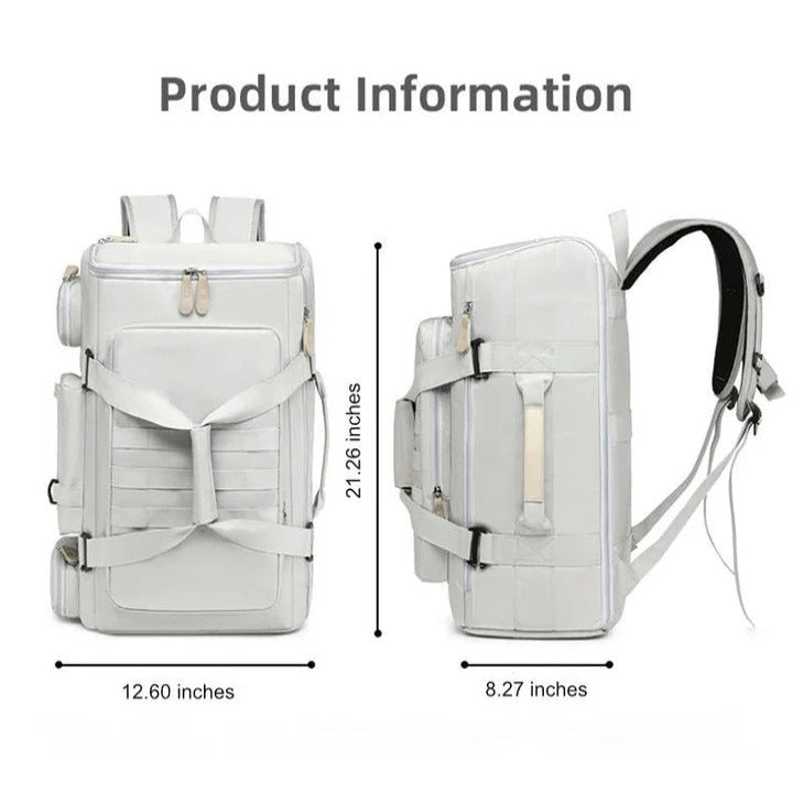 Travel Backpack with Laptop Pocket and Multi Compartment Design
