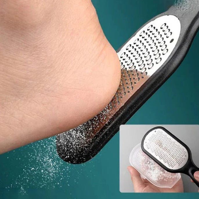 Stainless Steel Foot Rasp with Coarse and Fine Sides for Foot Care Support