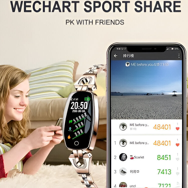 Women’s Smart Fitness Tracker with HR Monitoring