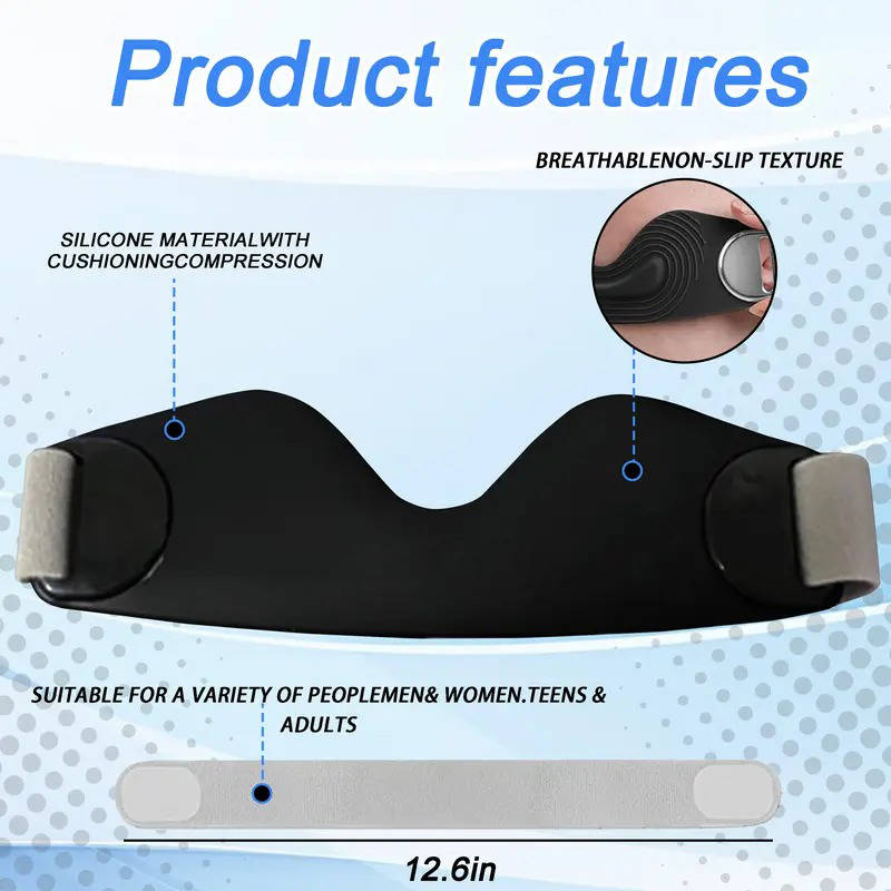Adjustable Patellar Tendon Strap with Silicone Cushioning and Non Slip Grip, 2 Pack