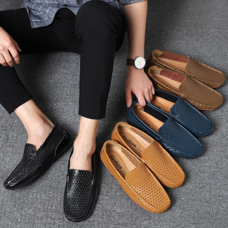 Cushioned Loafers with Grip Sole for Everyday Wear