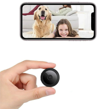 Compact WiFi Security Camera with Magnetic Mount, Video and Audio Capable