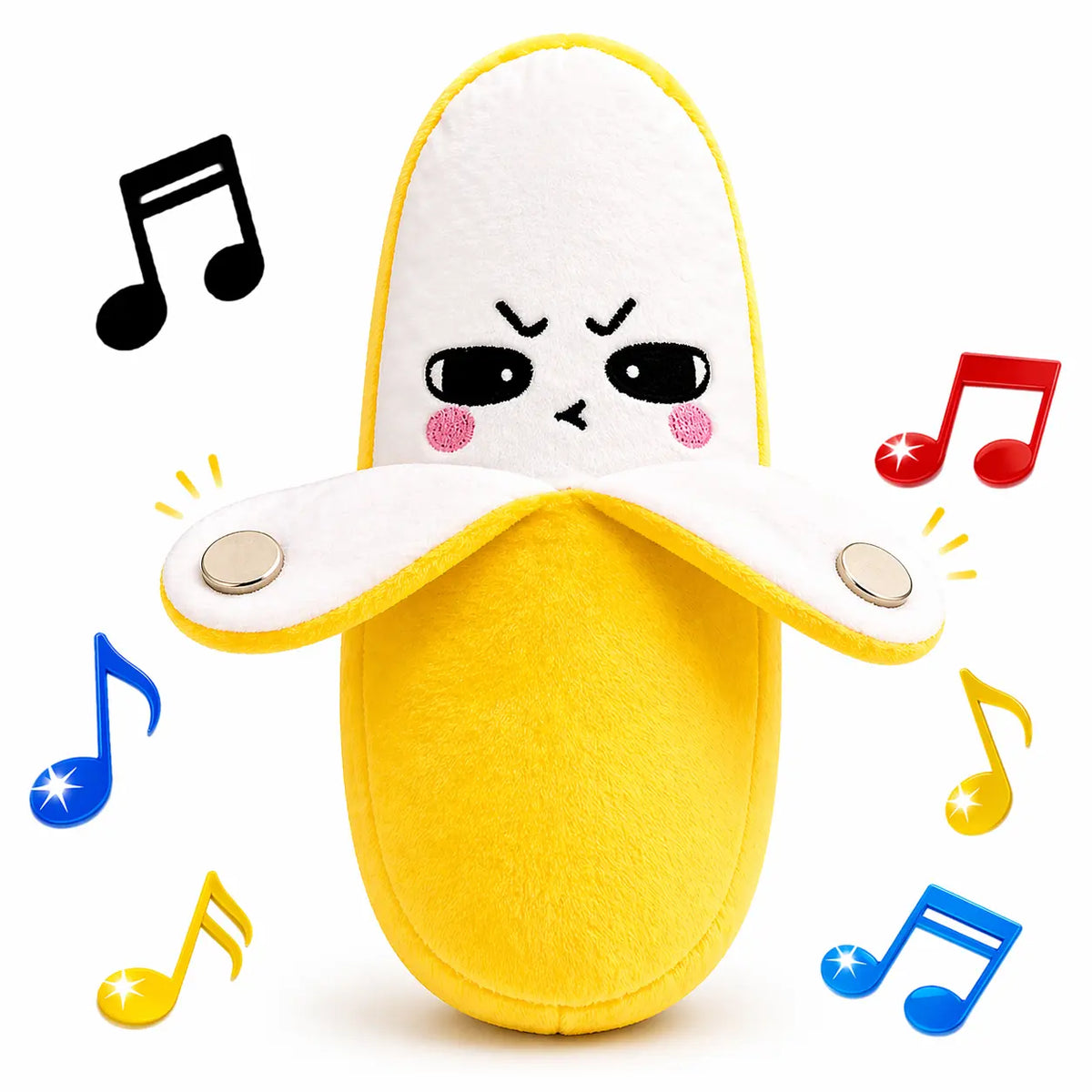 Touch Sensor Stuffed Animal Toy with Sound and Movement Reactions