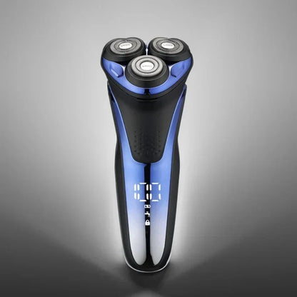 Cordless Rotary Beard Trimmer with Wet and Dry Use and USB Charging