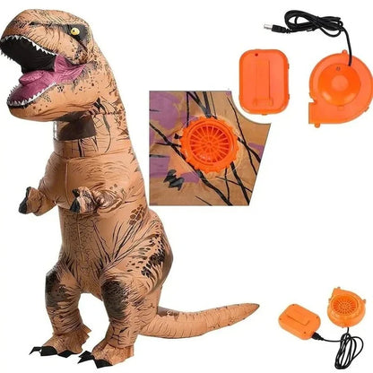Blow Up Dinosaur Suit for Adults with Battery Powered Fan