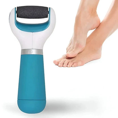 USB Powered Dead Skin Grinder for Feet with Replaceable Roller Heads and Two Speeds