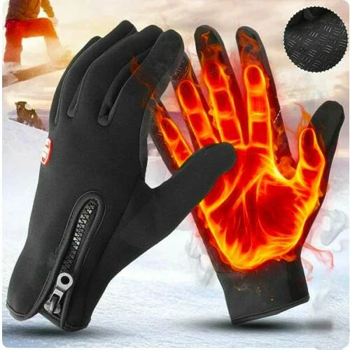 Rechargeable Battery Warming Gloves for Men and Women with Touchscreen Fingertips
