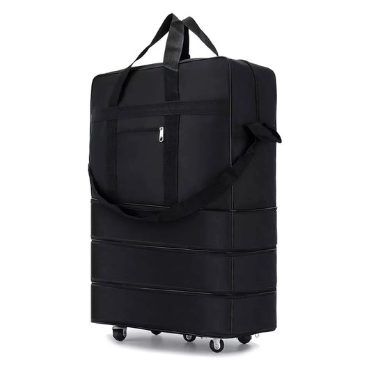 Extra Large Wheeled Travel Holdall, 42 Inch with Expandable Compartments and Spinner Wheels