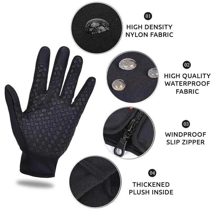 Rechargeable Battery Warming Gloves for Men and Women with Touchscreen Fingertips