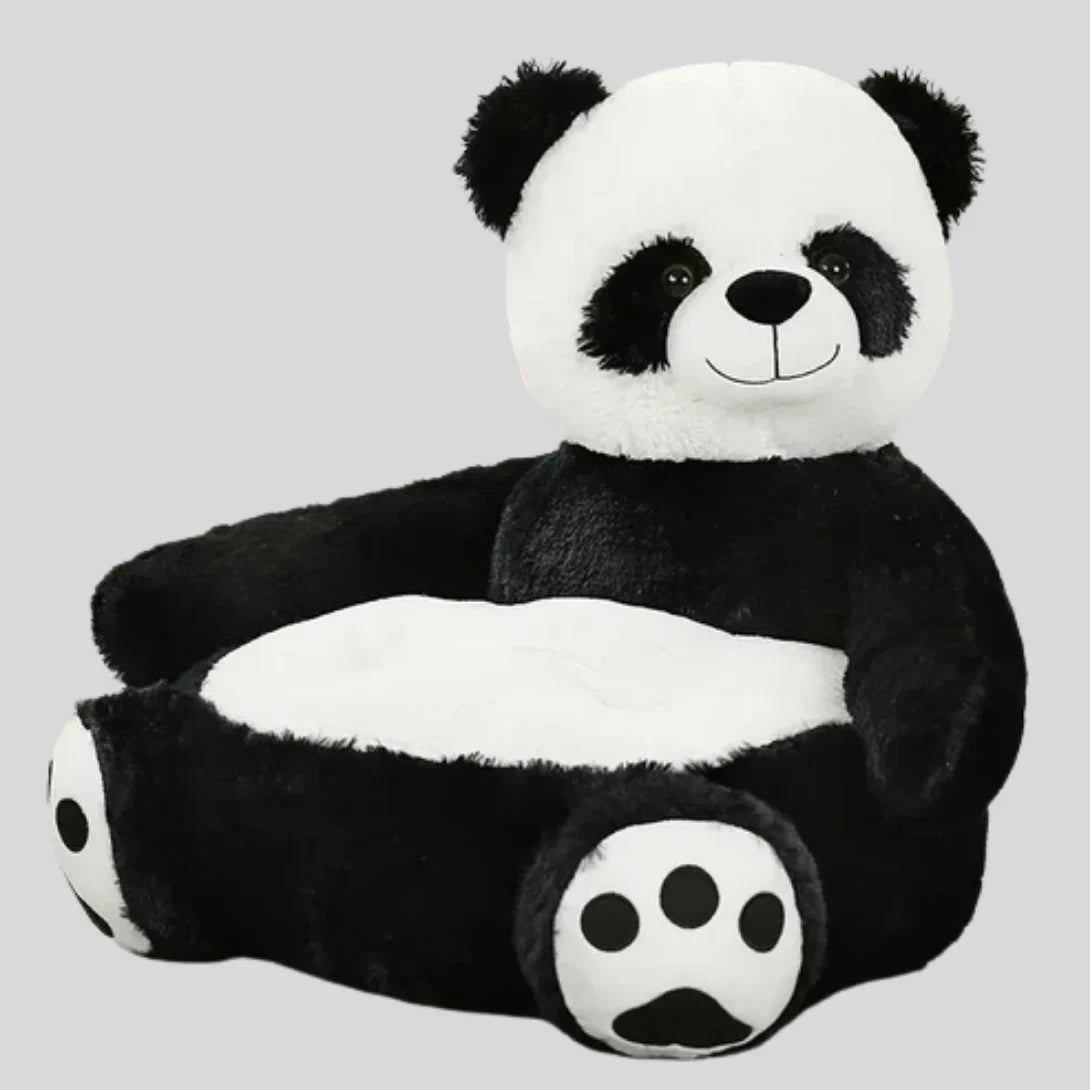 Animal Themed Fluffy Sleeping Bed for Pets with Bolster Rim and Washable Fabric