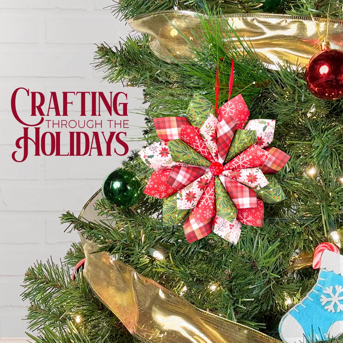 Twenty Five Day Christmas Craft Kit with Diamond Art, Paint by Number and Hangable Ornament Projects