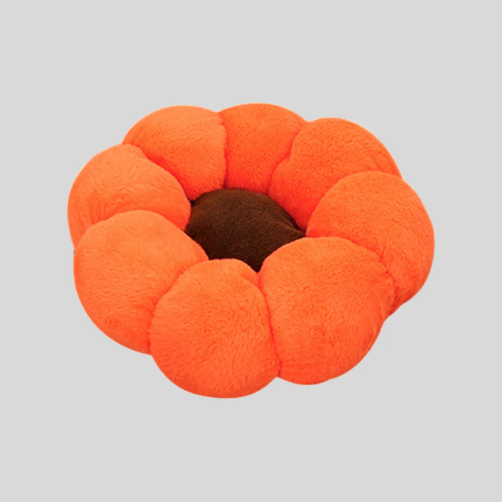 Blossom Shaped Cushion Bed for Cats and Small Dogs with Padded Edge