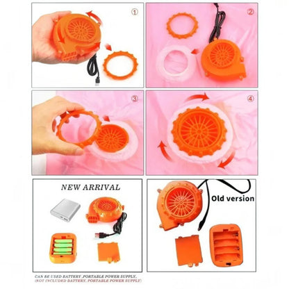 Blow Up Dinosaur Suit for Adults with Battery Powered Fan