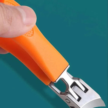 Stainless Steel Toenail Cutter with Extra Wide Opening for Hard and Ingrown Nails