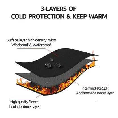 Rechargeable Battery Warming Gloves for Men and Women with Touchscreen Fingertips