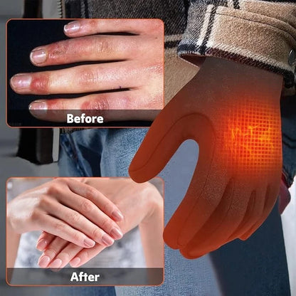 Slim Fit Battery Powered Inner Gloves with Three Heat Levels and Touchscreen Tips