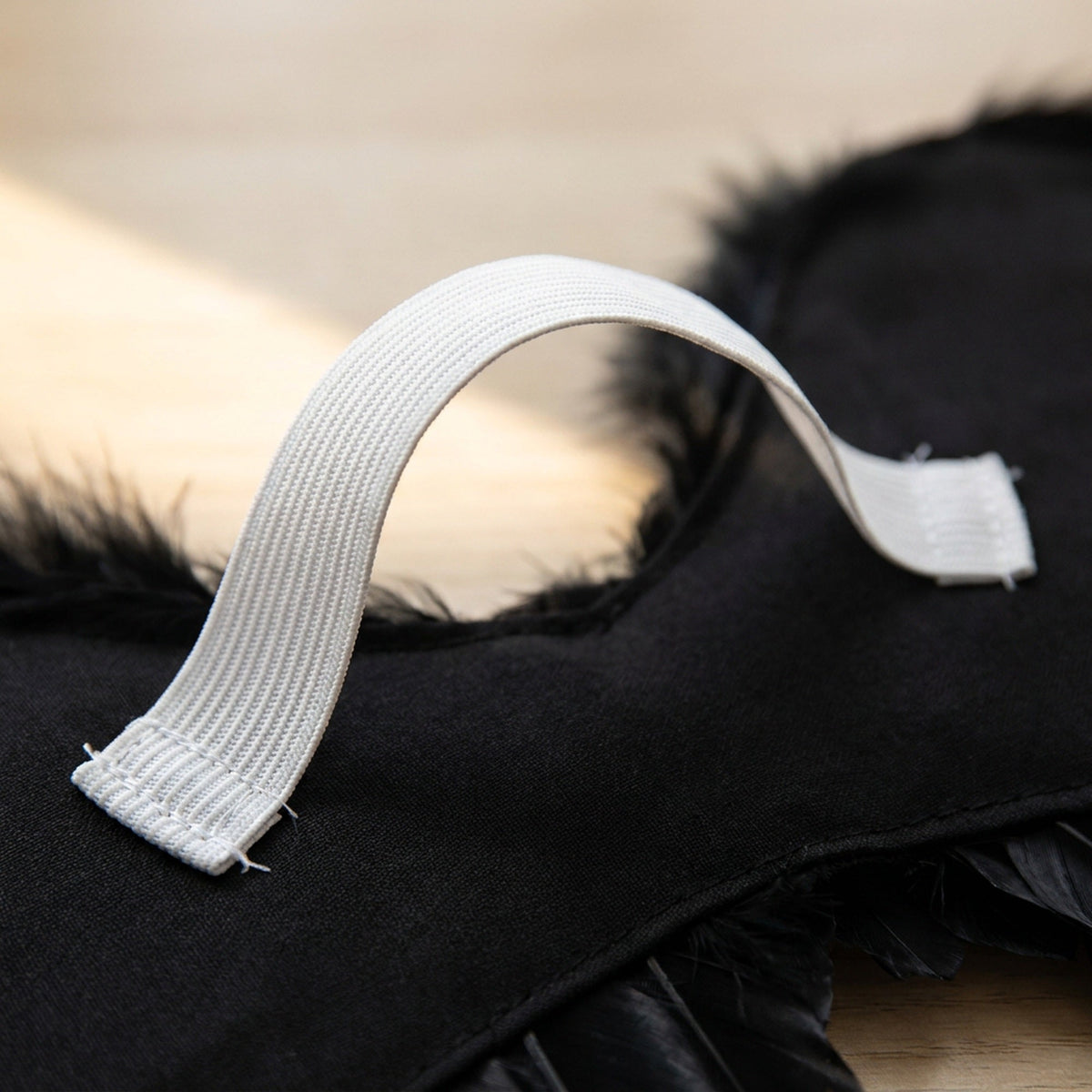 Layered Feather Angel Wings with Elastic Straps in Four Colors and Six Widths