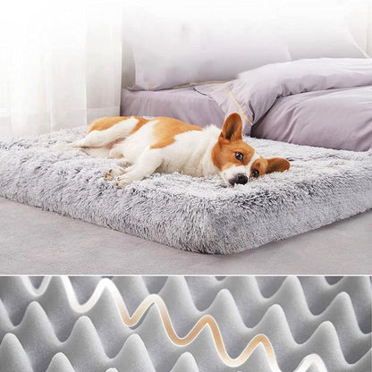 Padded Pet Sleeping Pad with Detachable Filling for Customisable Support