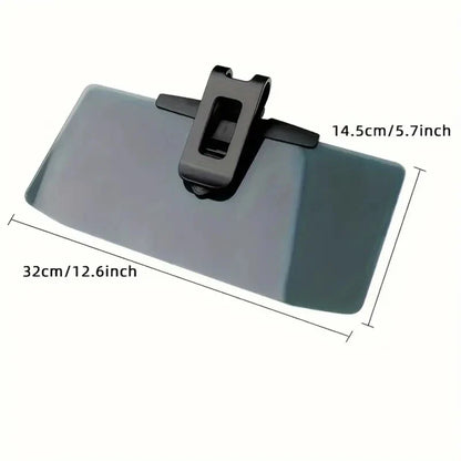 Clip On Tinted Windshield Shade for Drivers with Adjustable Panel