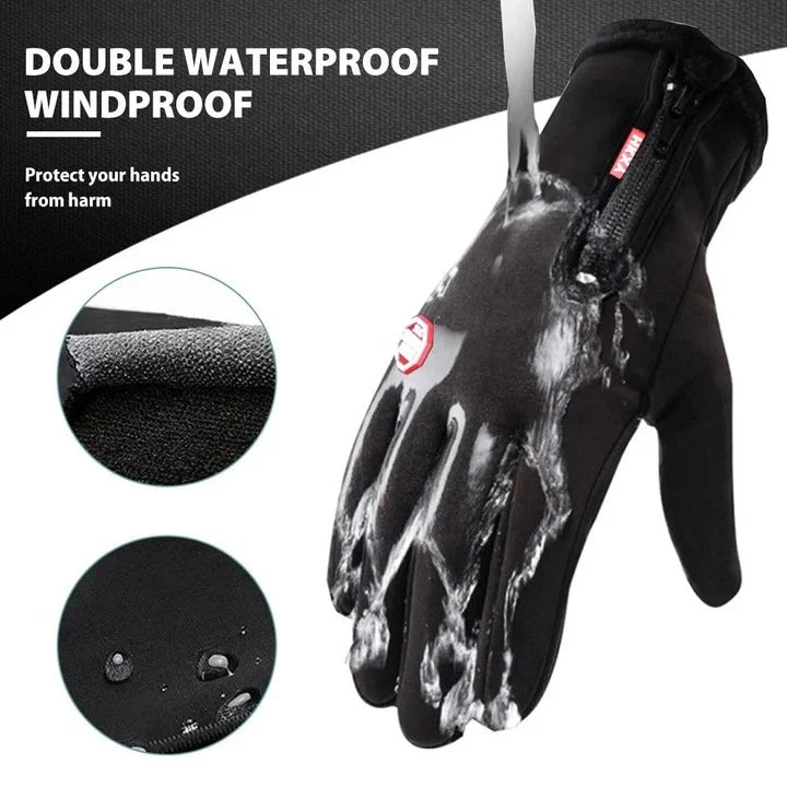 Rechargeable Battery Warming Gloves for Men and Women with Touchscreen Fingertips