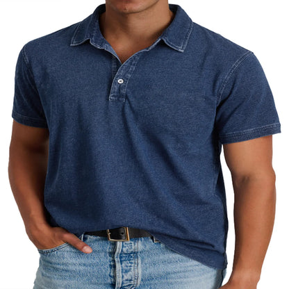 Mens Loose Fit Collared Casual Shirt with Washed Finish, Choice of 10 Colours