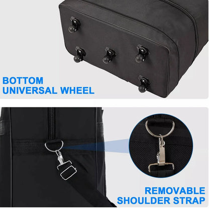 Extra Large Wheeled Travel Holdall, 42 Inch with Expandable Compartments and Spinner Wheels