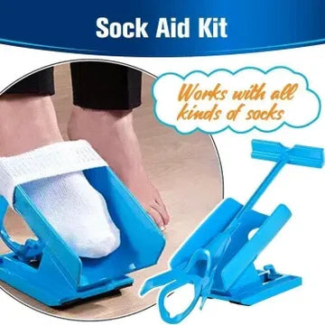 Stocking Donning and Removal Tool Set for Limited Mobility with Long Handle