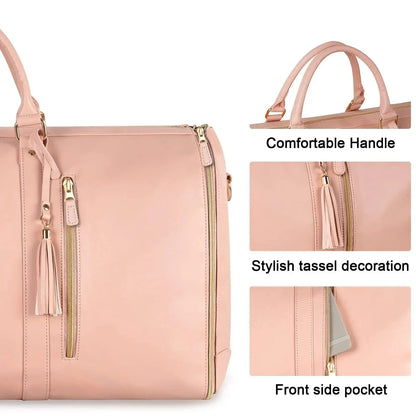 Foldable Suit Cover Travel Case with Inner Storage Compartments and Carry Strap