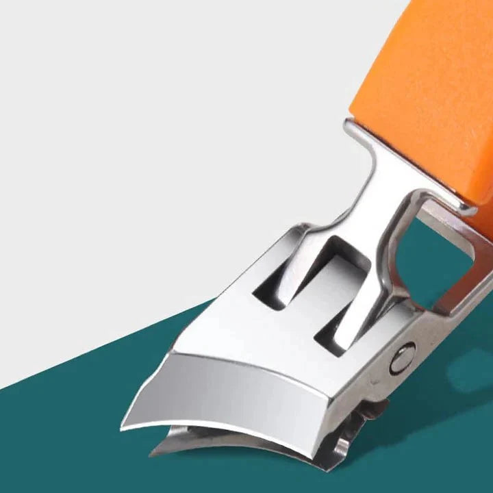 Stainless Steel Toenail Cutter with Extra Wide Opening for Hard and Ingrown Nails