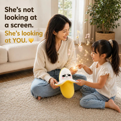 Touch Sensor Stuffed Animal Toy with Sound and Movement Reactions