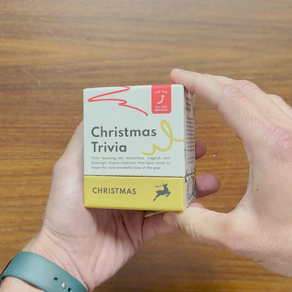 Christmas Trivia Deck with Quirky Holiday Questions for Family Dinners and Office Parties