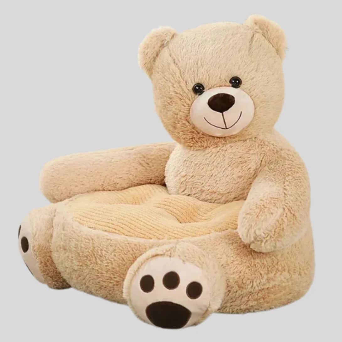 Animal Themed Fluffy Sleeping Bed for Pets with Bolster Rim and Washable Fabric