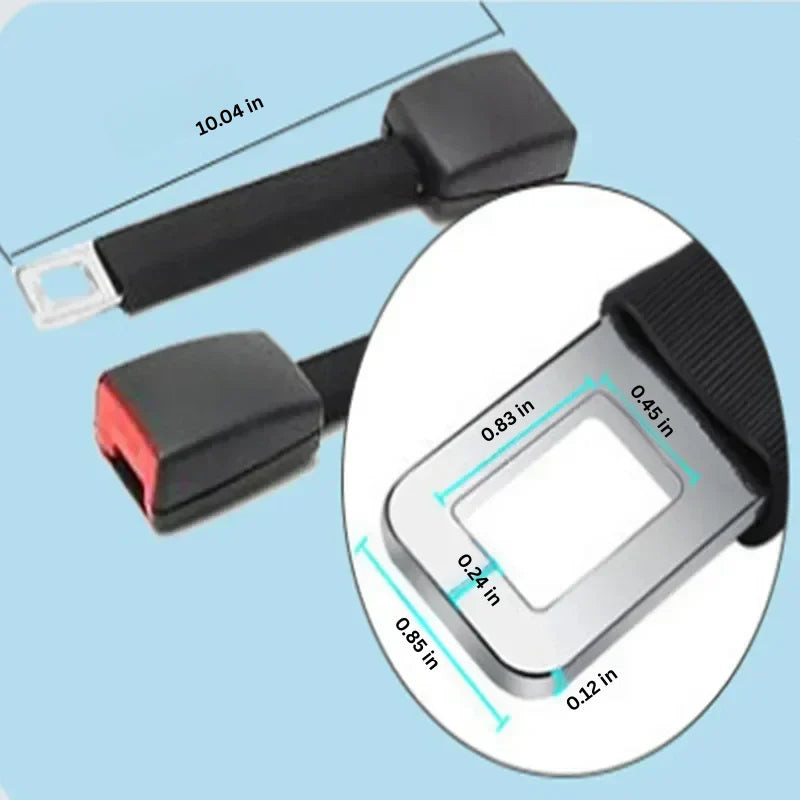 Fixed Bar Seatbelt Extension Buckle, 11 Inch Length