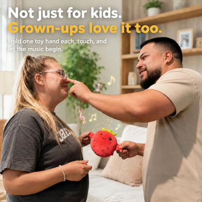 Touch Sensor Stuffed Animal Toy with Sound and Movement Reactions
