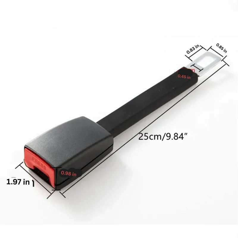 Fixed Bar Seatbelt Extension Buckle, 11 Inch Length