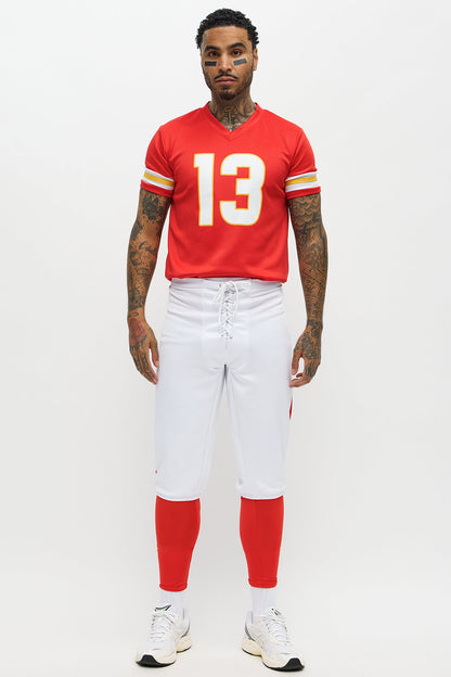Sporty Cropped Costume Set with Panty Bottom and Arm Bands