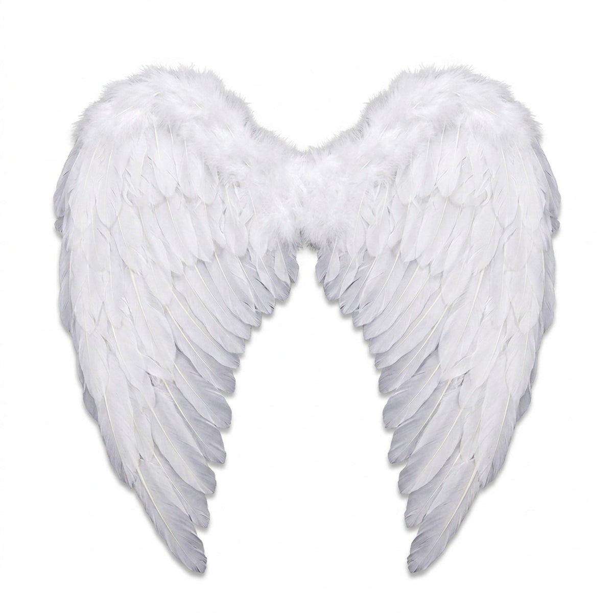 Layered Feather Angel Wings with Elastic Straps in Four Colors and Six Widths