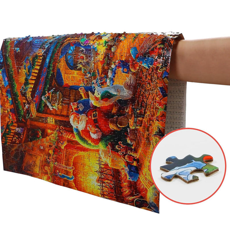 Christmas Jigsaw Advent Calendar with 1008 Pieces Across 24 Boxes and a Picture Poster