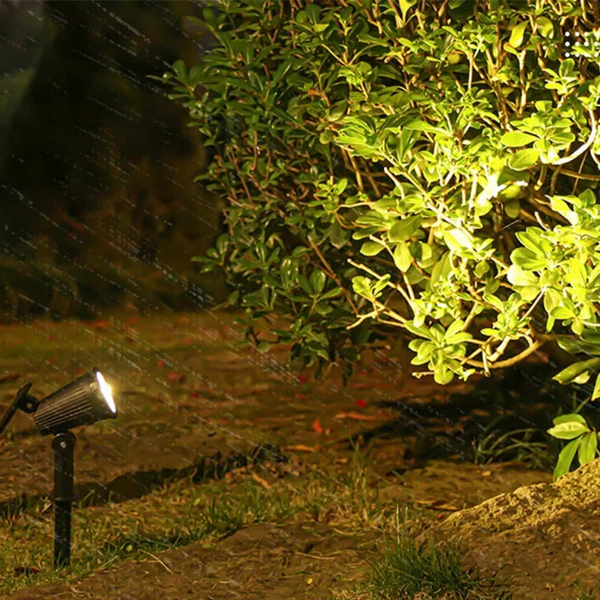 Solar Landscape Spotlight with 90 Degree Tilt and 9 Color Modes