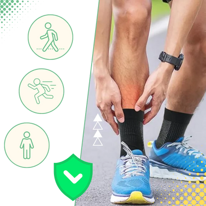 Arch Support Compression Socks with Open Toe and Anti Slip Nylon