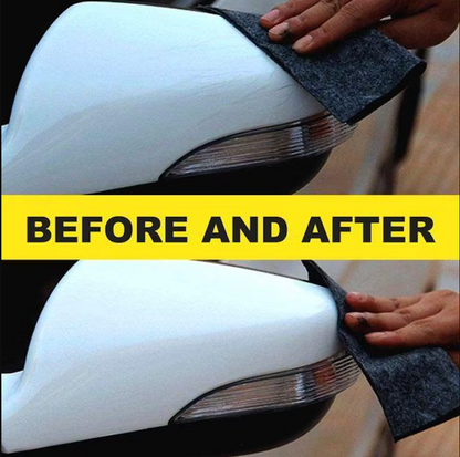 Nano Fabric Car Paint Scratch Cloth in a Reusable 7.87 by 3.93 Inch Size for Minor Surface Marks