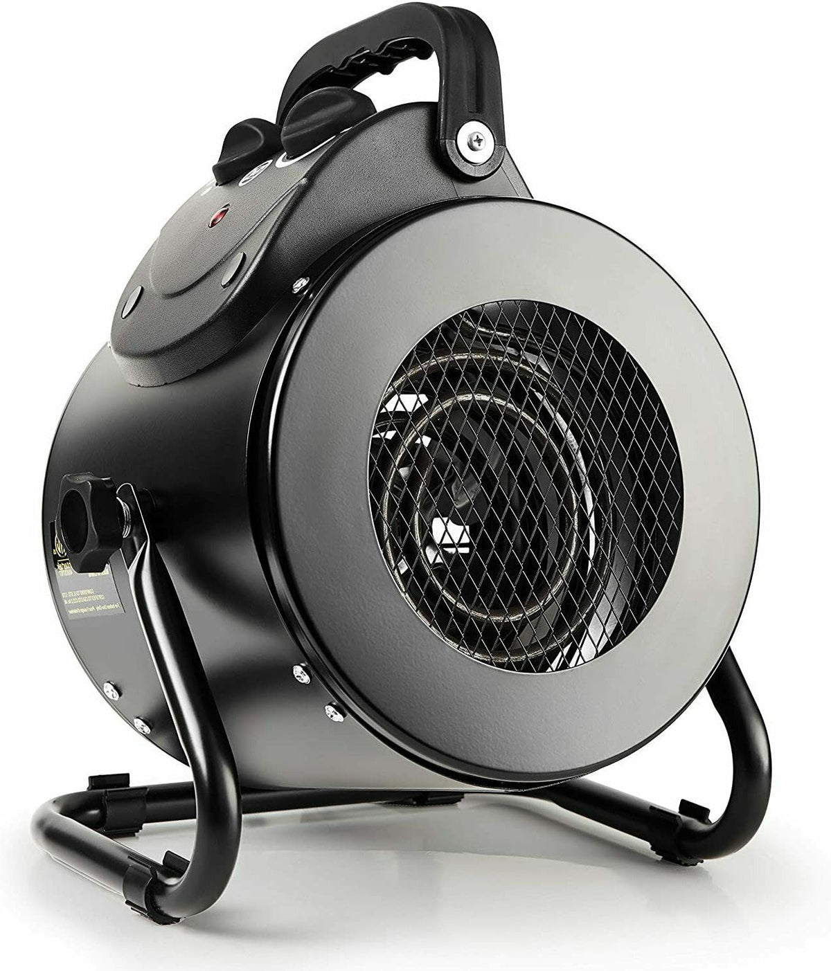 Space Heater with Forced Air Circulation and IPX4 Splash Resistance for Greenhouses